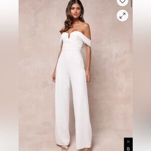 Lulu's White Chic Jumpsuit